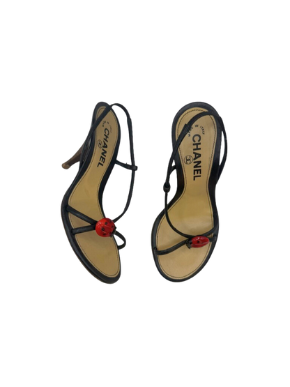 Chanel Ladybug Sandals, IT 36