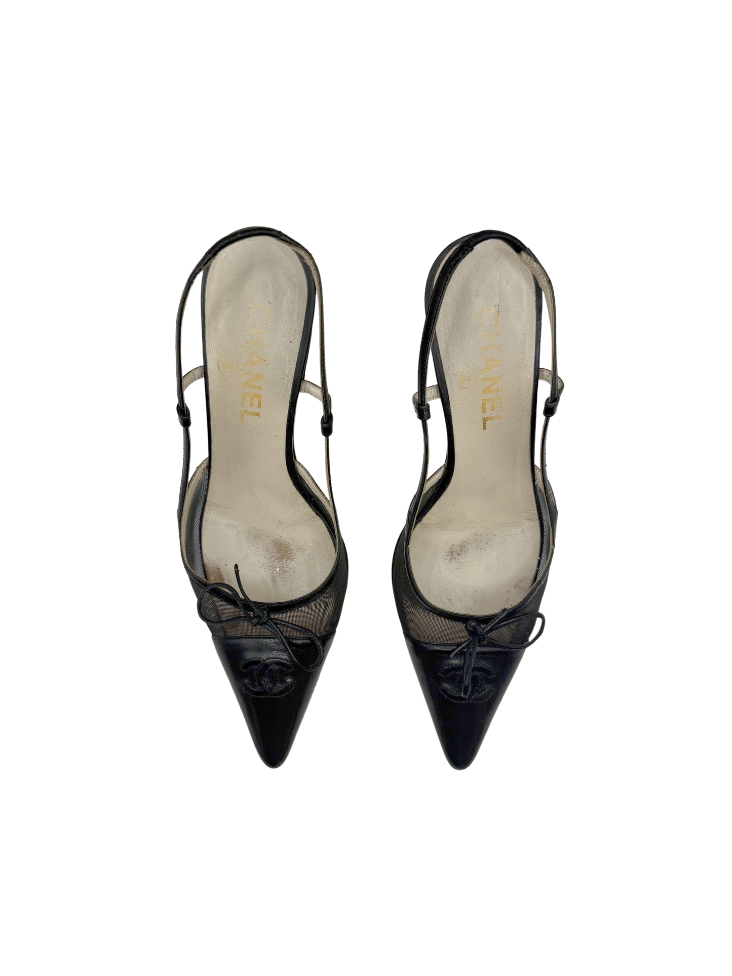 Chanel CC Slingbacks, IT 36