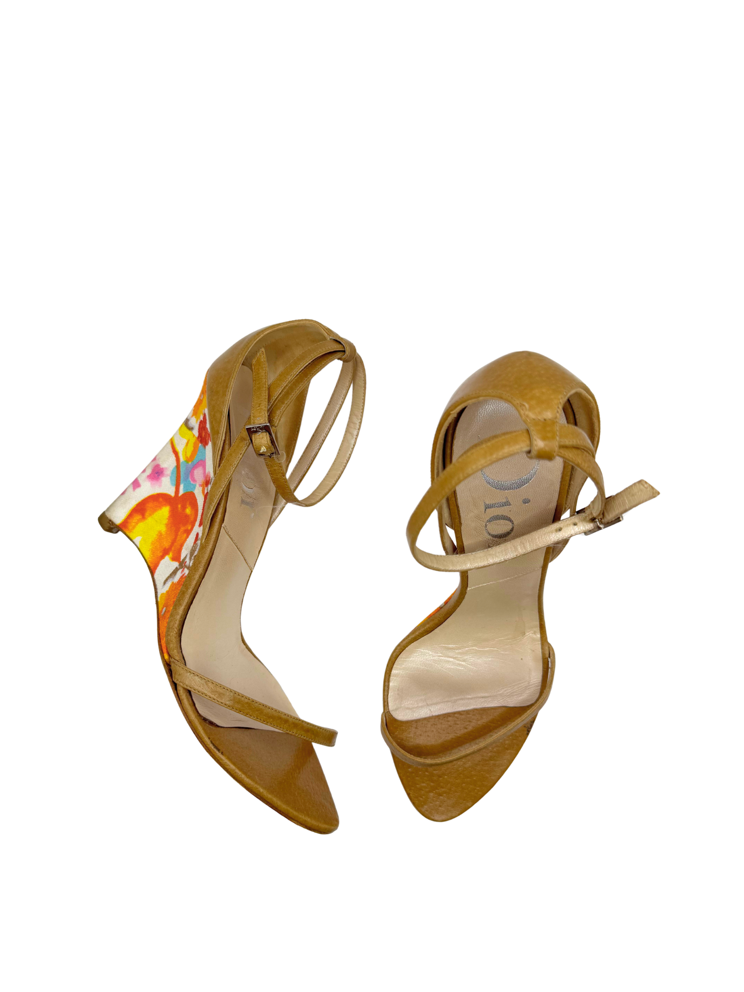 RARE Dior Floral Wedges, IT 36