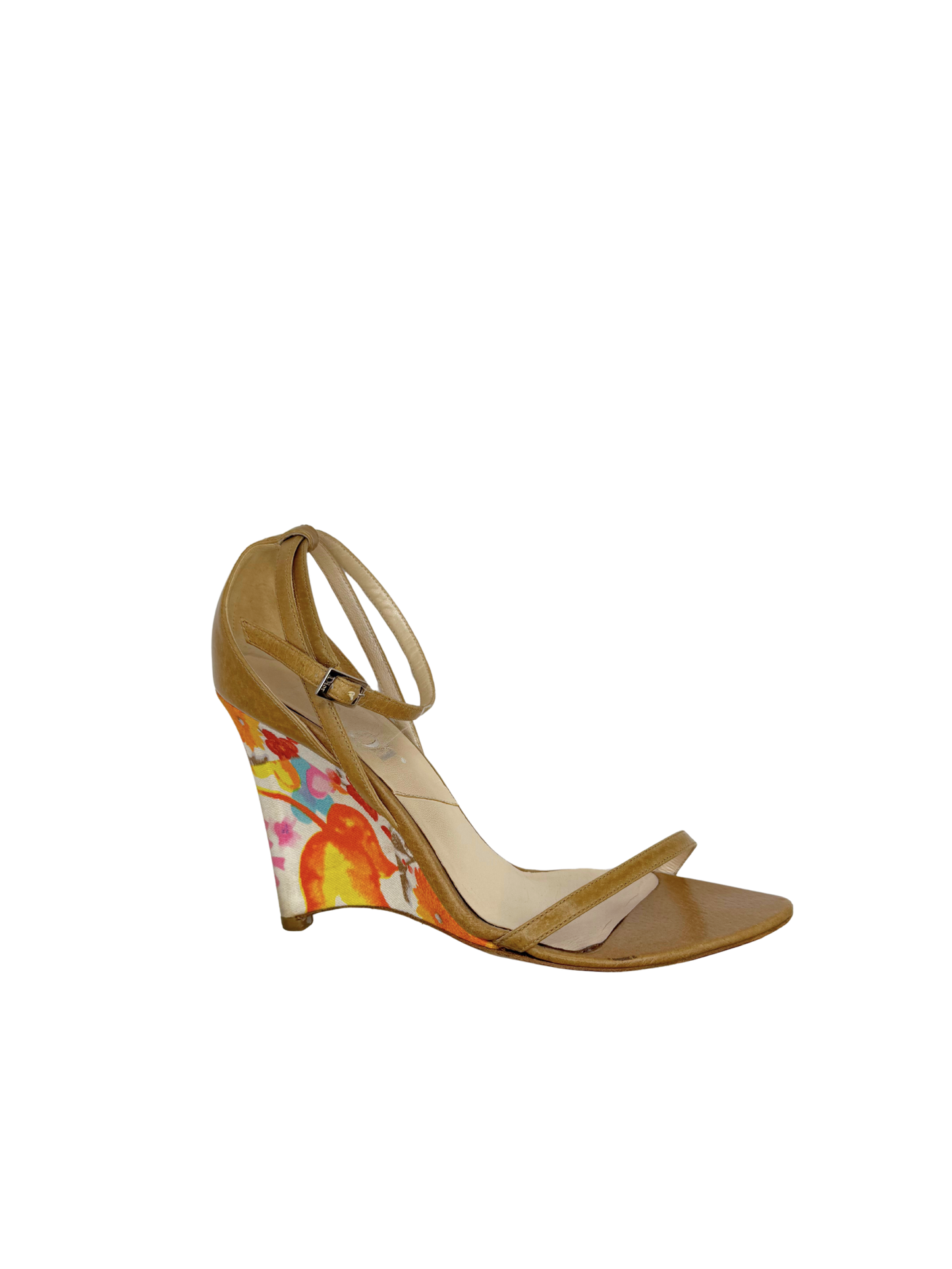 RARE Dior Floral Wedges, IT 36